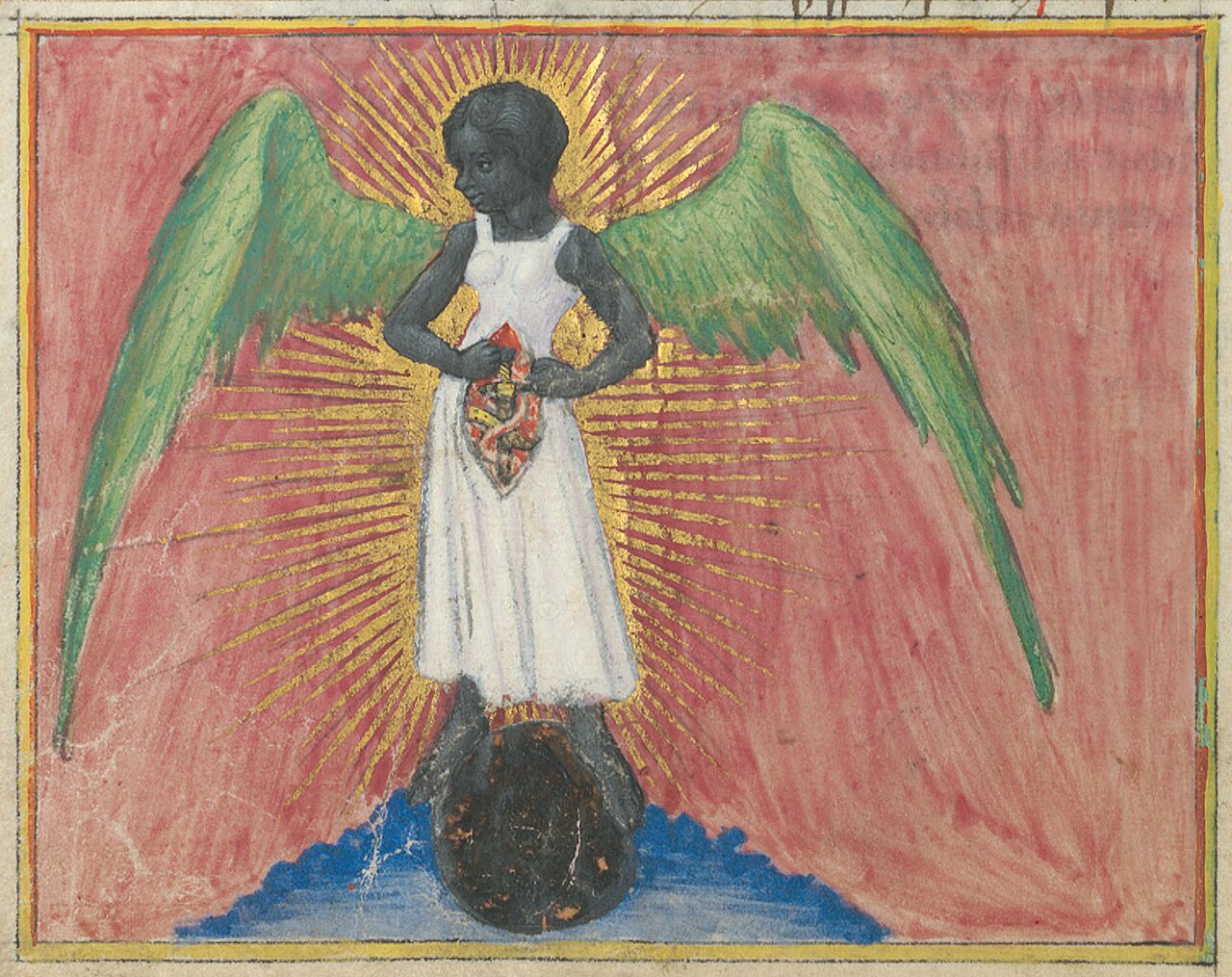 Ciemny anioł, „Aurora consurgens”, XV w., Zentralbibliothek Zürich