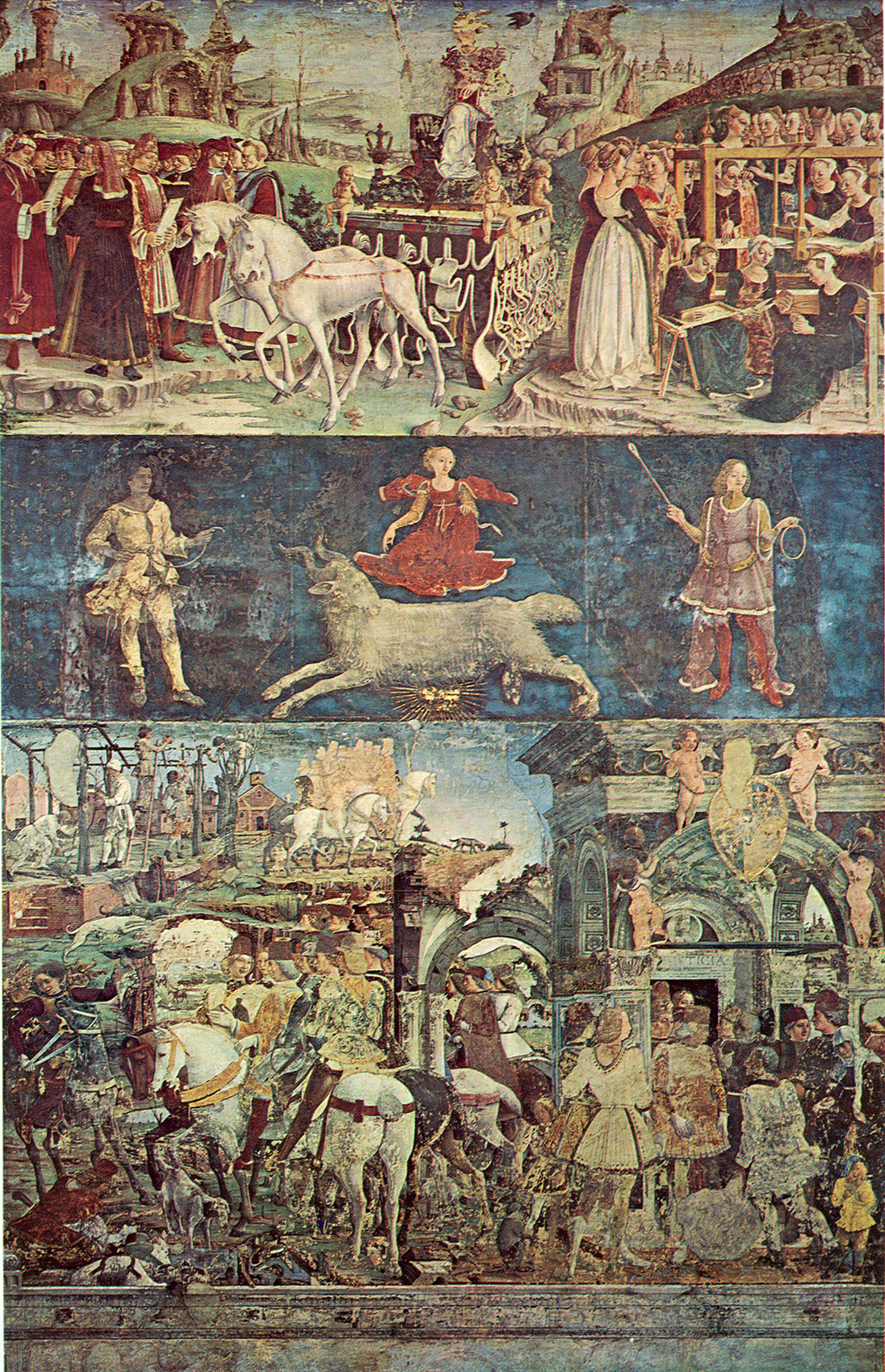 Alegoria marca, Palazzo Schifanoia w Ferrarze